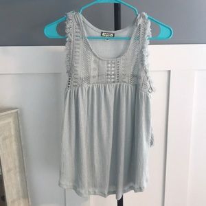 Light blue blouse with cute details